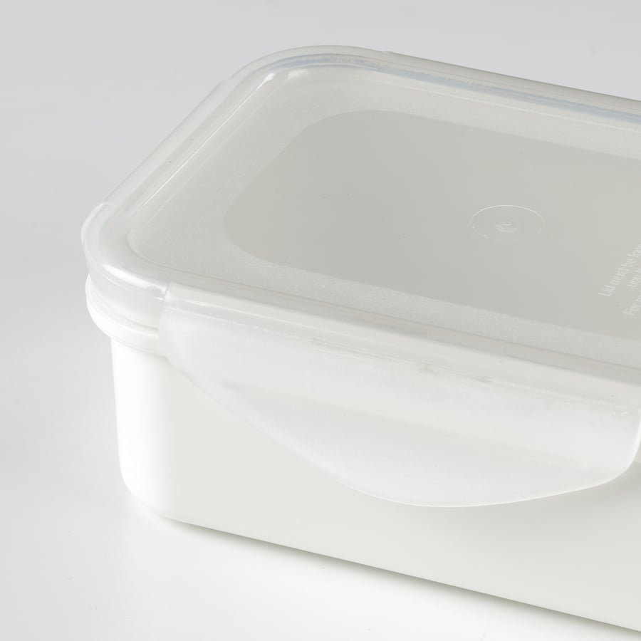 FULLASTAD lunch box, white, 13x10x5 cm IKEA
