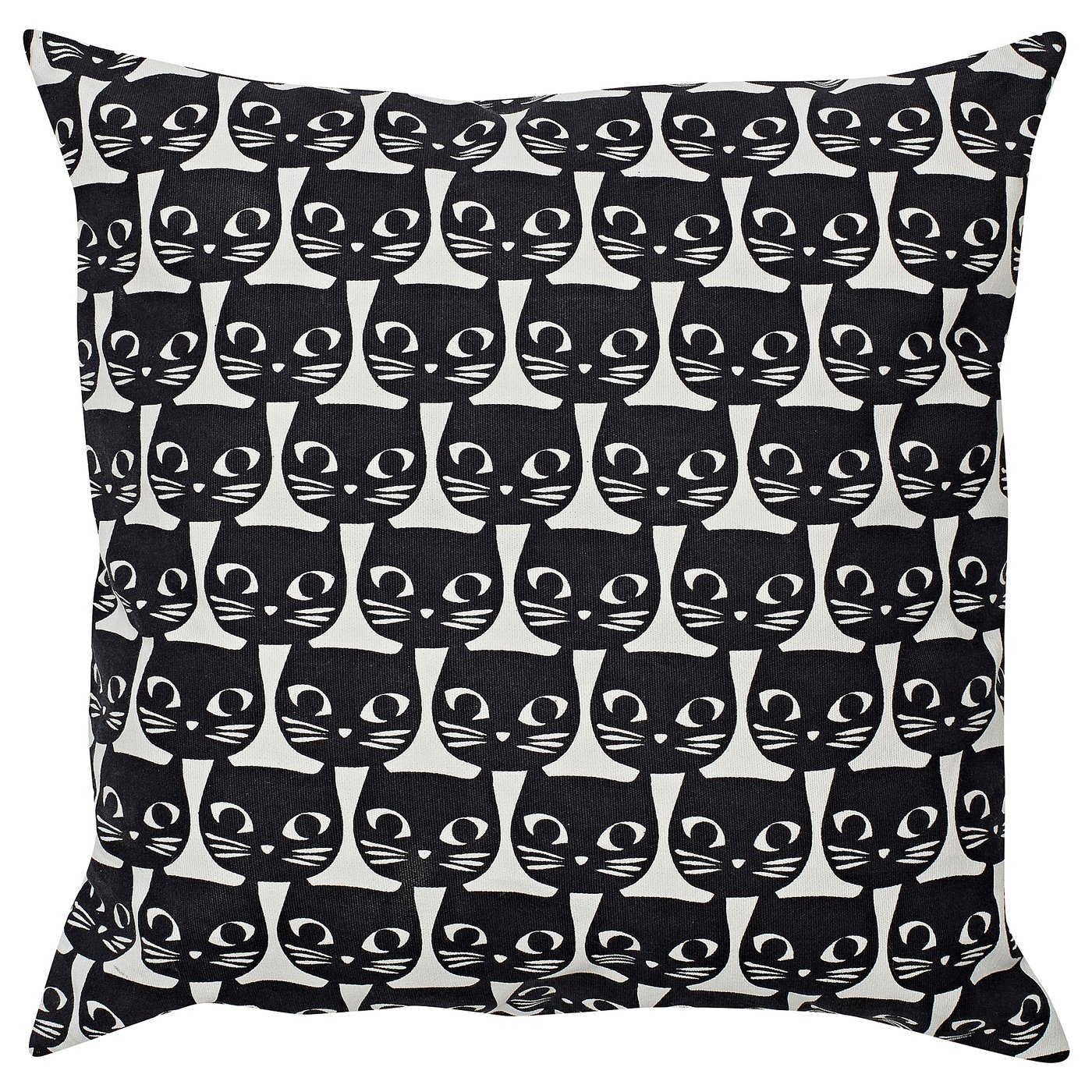 black and white cat cushions