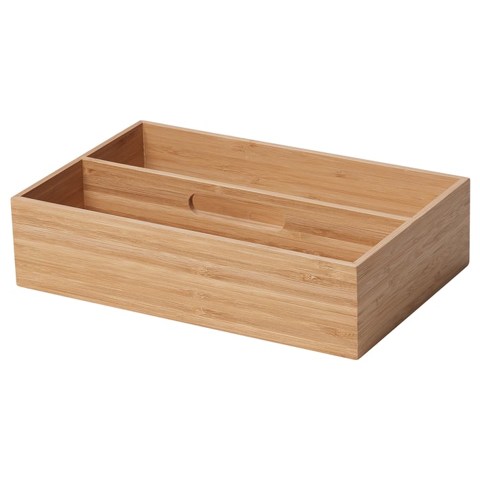 GETEBOL cutlery tray, bamboo, 18x28 cm IKEA