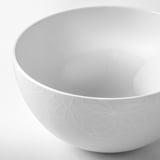 GOKVÄLLÅ Bowl, white, 21 cm