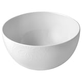 GOKVÄLLÅ Bowl, white, 21 cm