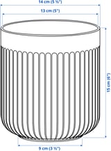 GRADVIS Plant pot, in/outdoor grey, 12 cm