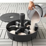 GRYTÖ Parasol base, dark grey, 60 cm