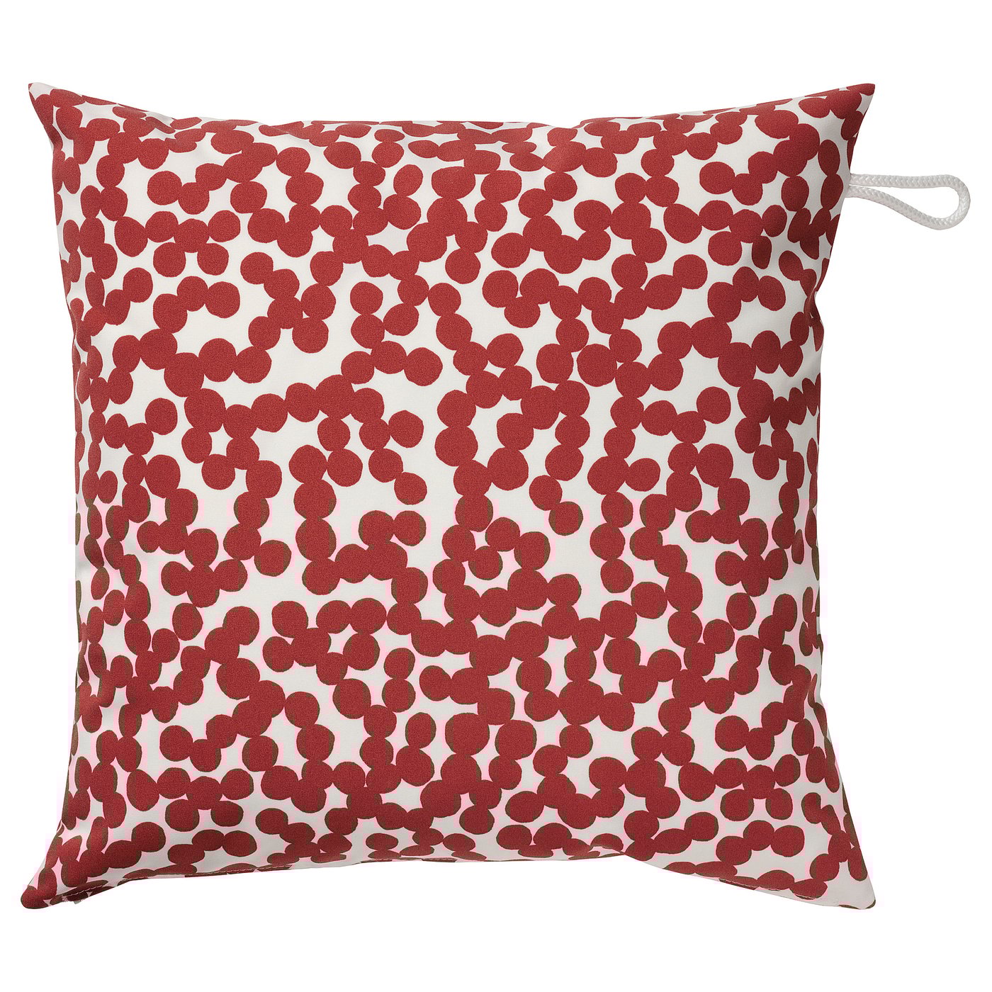 ikea red pillow