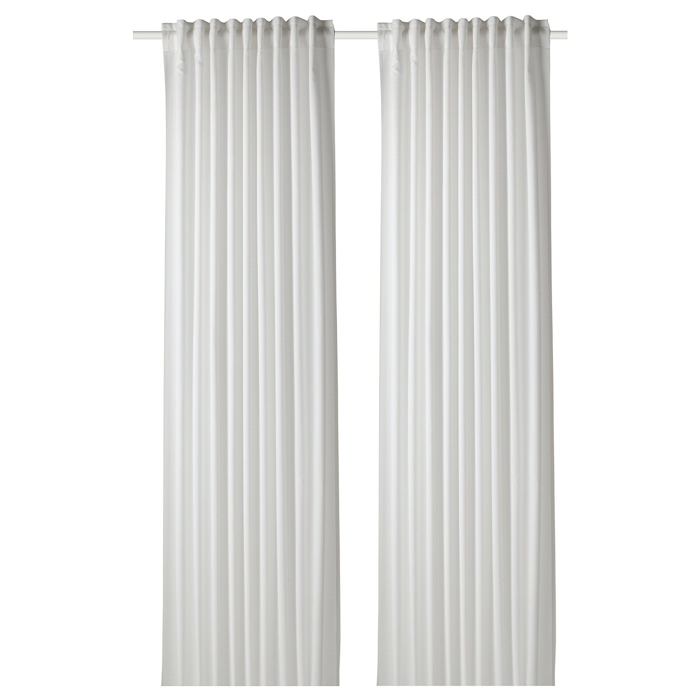 GUNNLAUG sound absorbing curtain, white, 145x250 cm IKEA