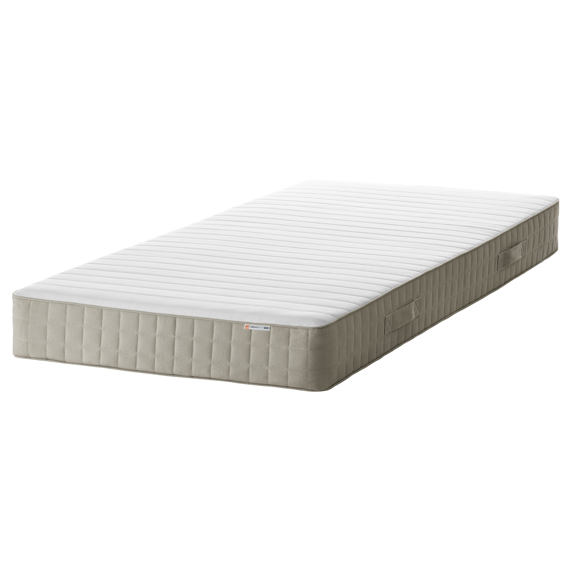 HAFSLO Sprung mattress firm/beige IKEA