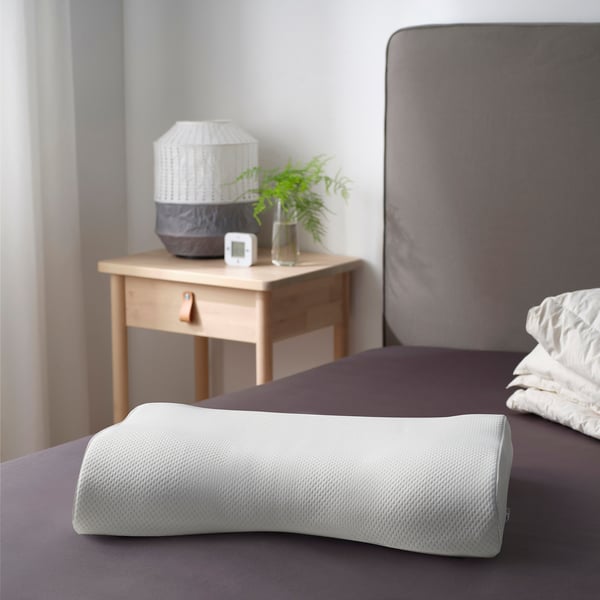 HAGTORNSFLY Ergonomic pillow, side/back sleeper, 40x60 cm