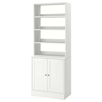 HAVSTA Storage combination, white, 81x47x212 cm