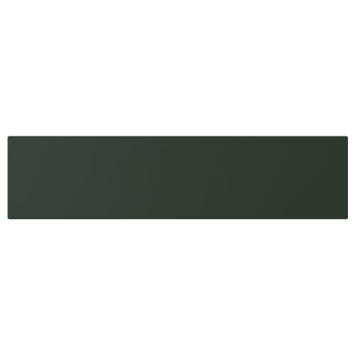 HAVSTORP line in deep green, rectangular, smooth, fiberboard panel.