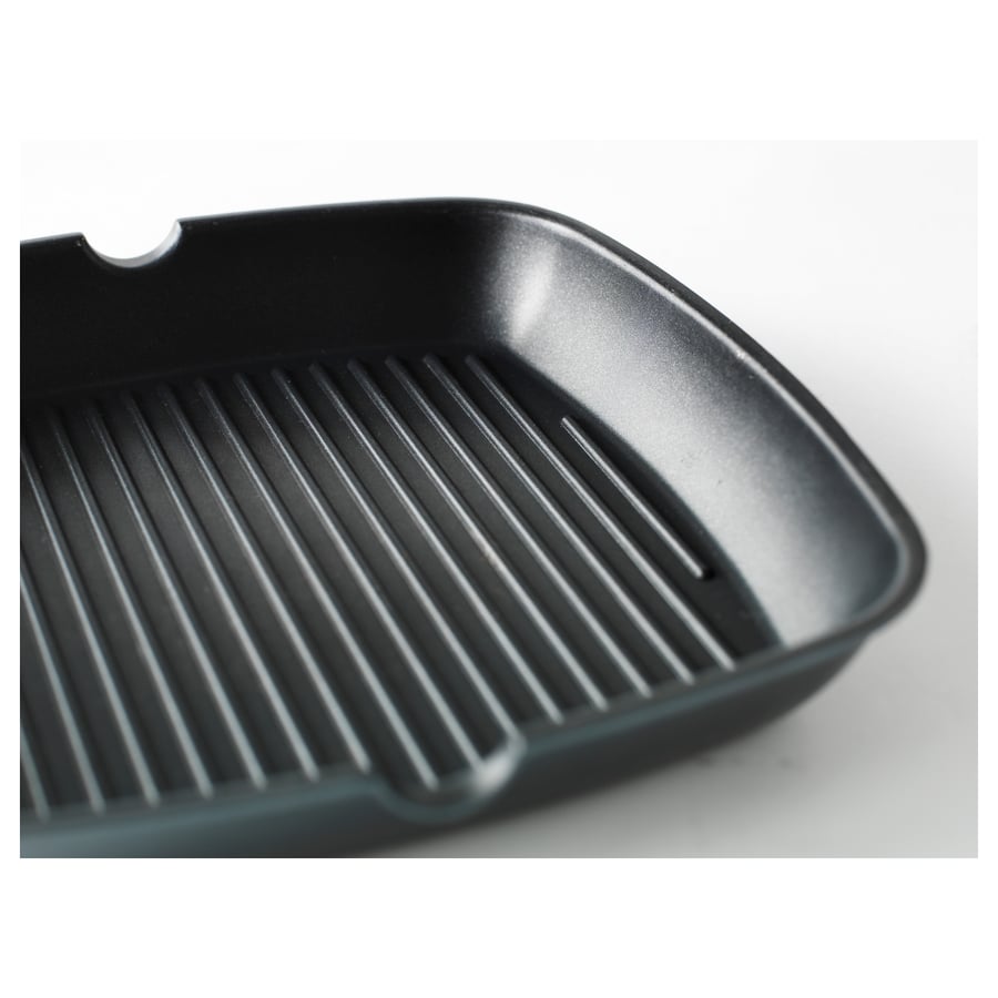 HEMLAGAD grill pan, black, 28x28 cm IKEA
