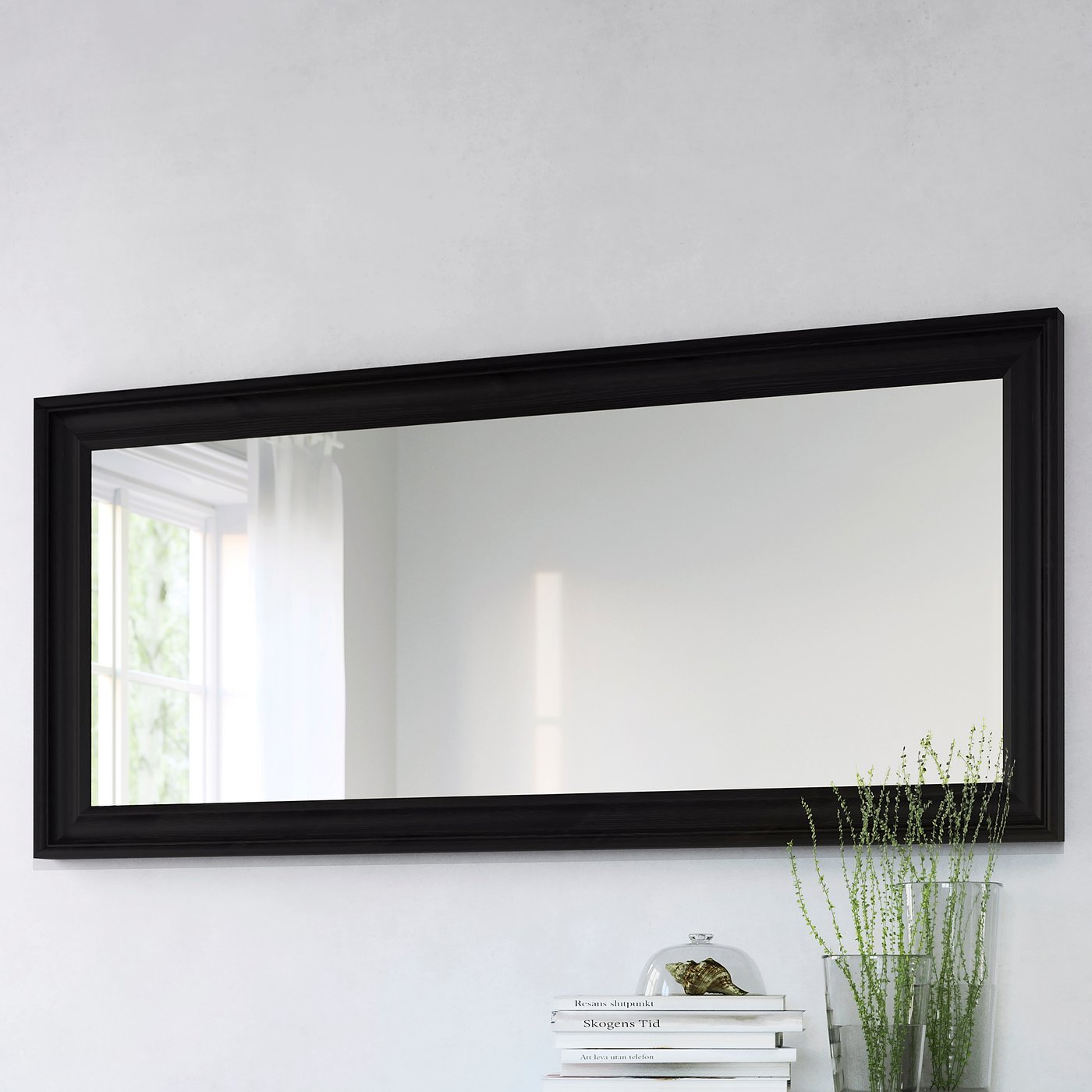 HEMNES Mirror blackbrown IKEA