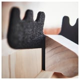 HÖSTAGILLE Decoration, moose, pine/black, 18 cm