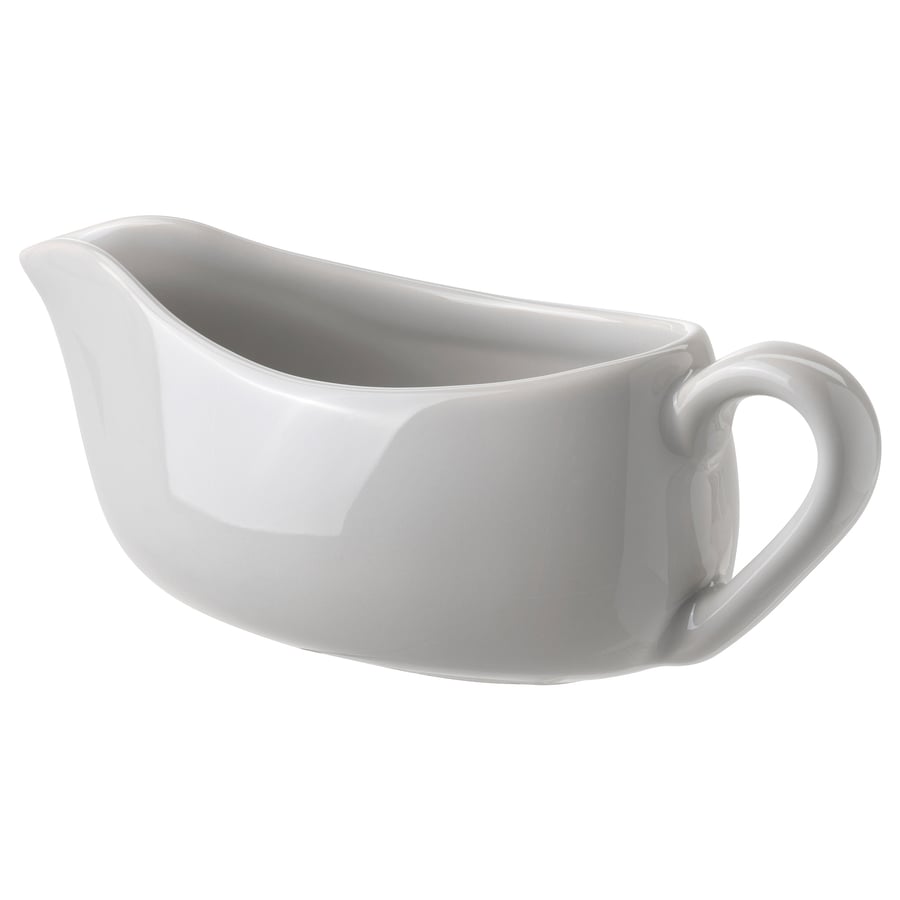 HÖSTKVÄLL Gravy boat, grey, 48 cl IKEA