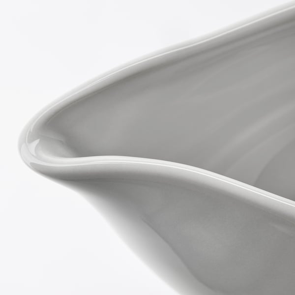 HÖSTKVÄLL Gravy boat, grey, 48 cl