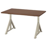 IDÅSEN Desk, brown/beige, 120x70 cm