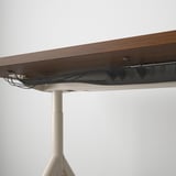 IDÅSEN Desk, brown/beige, 120x70 cm