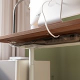 IDÅSEN Desk, brown/beige, 120x70 cm