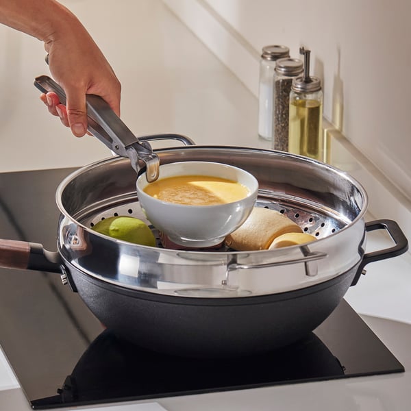 IDEALISK Gripper for warm dishes, stainless steel