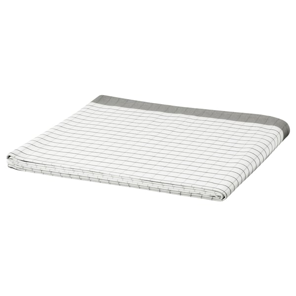 IKEA 365+ Tablecloth, white/grey, 145x240 cm