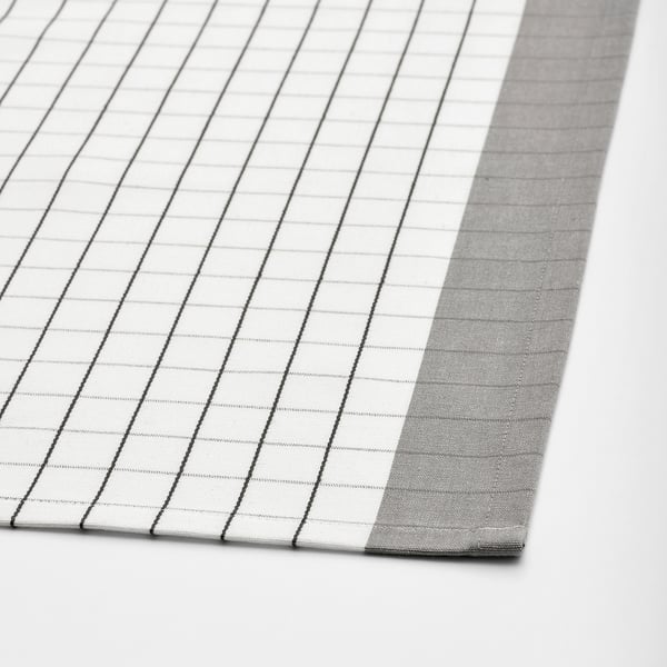 IKEA 365+ Tablecloth, white/grey, 145x240 cm