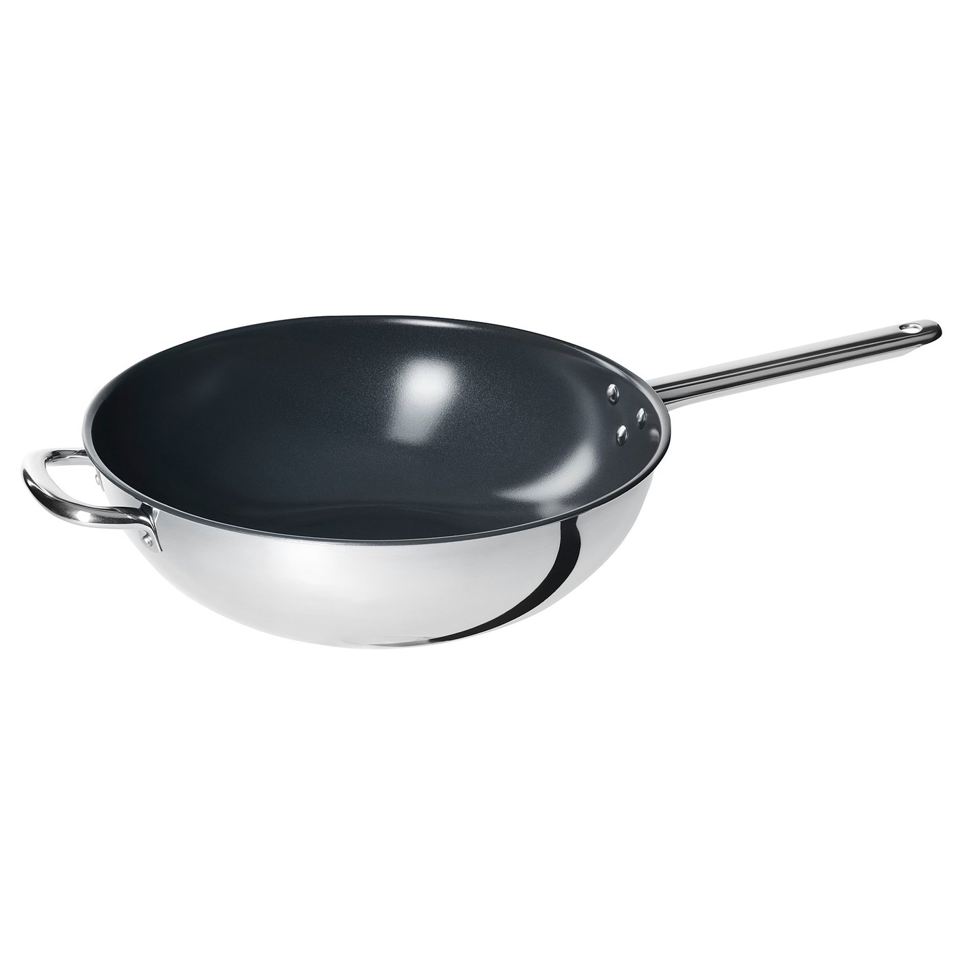 IKEA 365+ wok, stainless steel/non-stick coating, 32 cm - IKEA