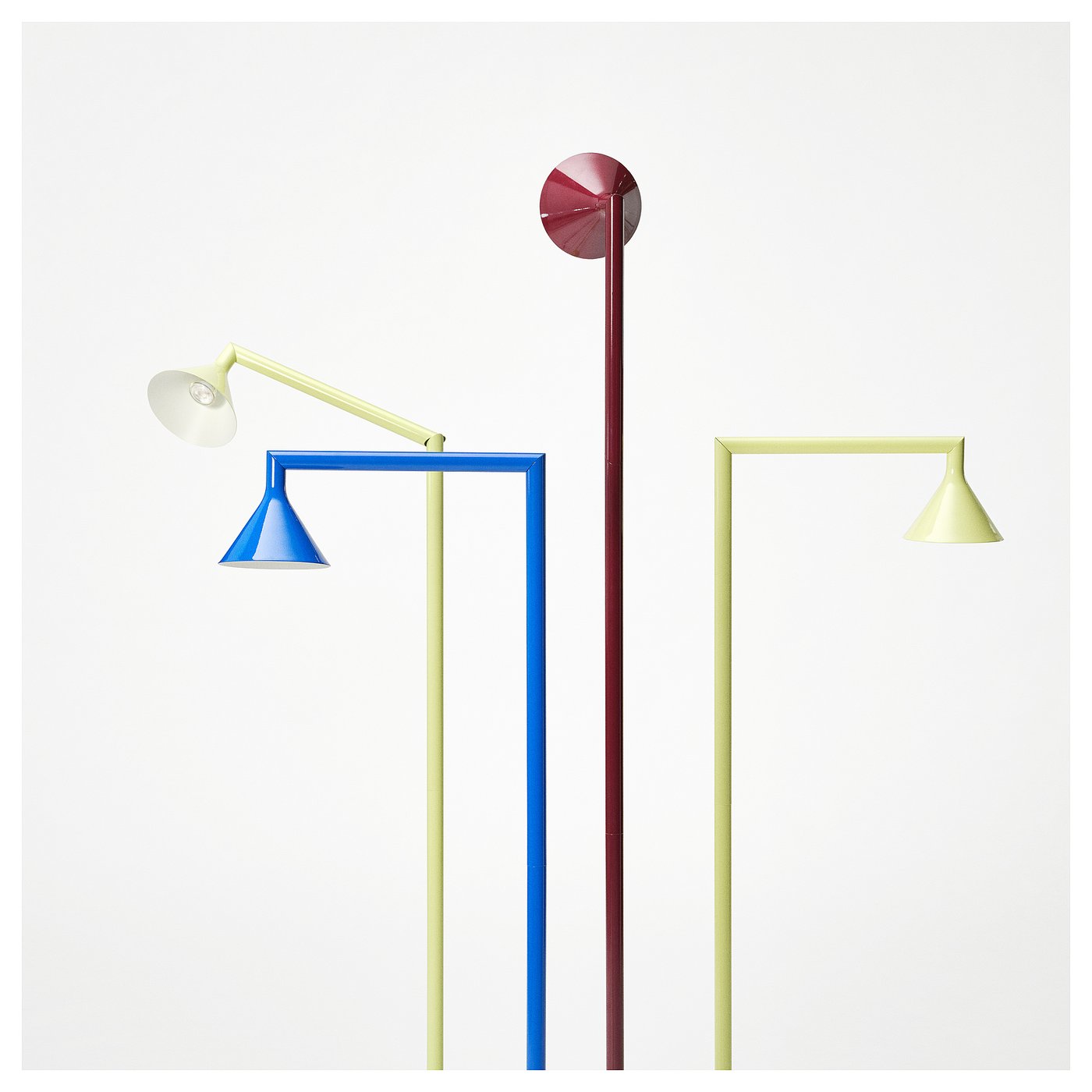 IKEA PS 2026 floor uplighter, blue, 182 cm - IKEA
