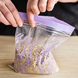 ISTAD Resealable bag, patterned lilac, 1 l