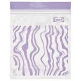 ISTAD Resealable bag, patterned lilac, 1 l