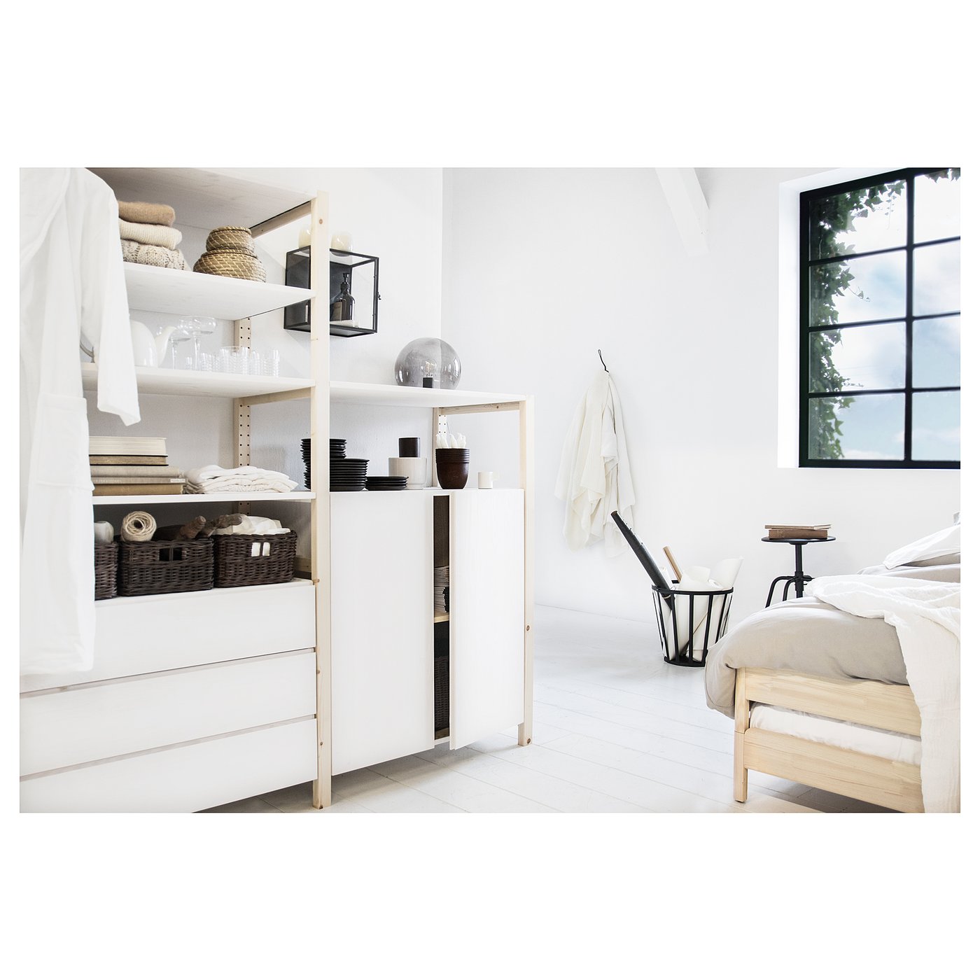 IVAR Chest of 3 drawers, pine, 80x57 cm IKEA