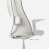 JÄRVFJÄLLET Office chair with armrests, Grann white
