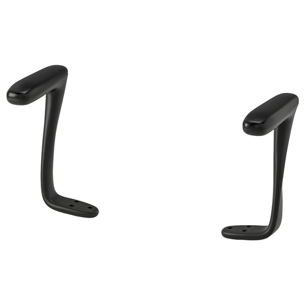 JÄRVFJÄLLET Pair of armrests, black