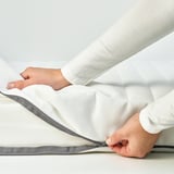 JÄTTETRÖTT Pocket spring mattress for cot, white, 60x120x11 cm