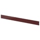 KALLARP Plinth, high-gloss dark red-brown, 220x8 cm