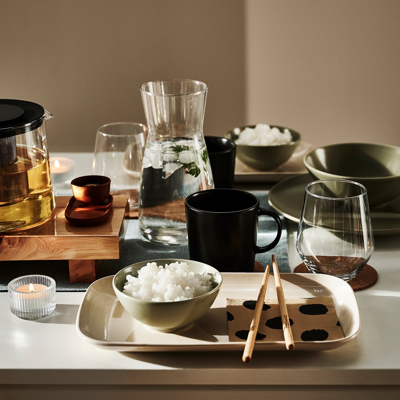 KARAFF carafe, clear glass, 1.0 l - IKEA