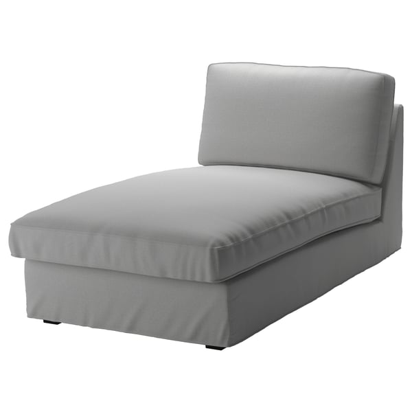 kivik cover for chaise longue orrsta light grey ikea