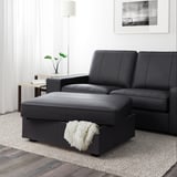 KIVIK Footstool, Grann/Bomstad black