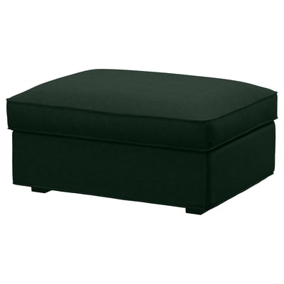 KIVIK Footstool with storage, Tallmyra dark green