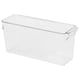 Option: KLIPPKAKTUS Storage box for fridge, transparent, 32x10x14 cm