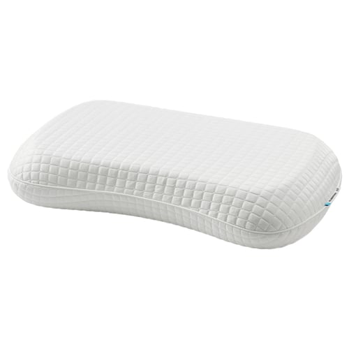 KLUBBSPORRE: memory foam pillow with gel cooling & diamond cover for side/back sleepers