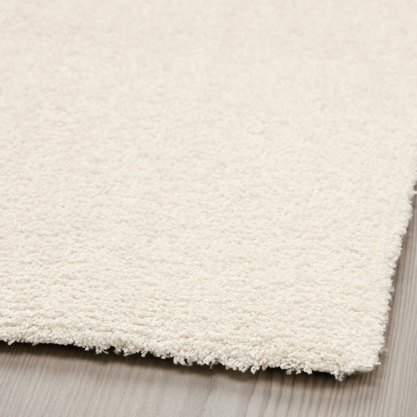 KNARDRUP rug, low pile, white, 133x195 cm - IKEA