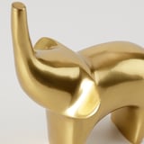 KNASTRIGT Decoration, elephant gold-colour