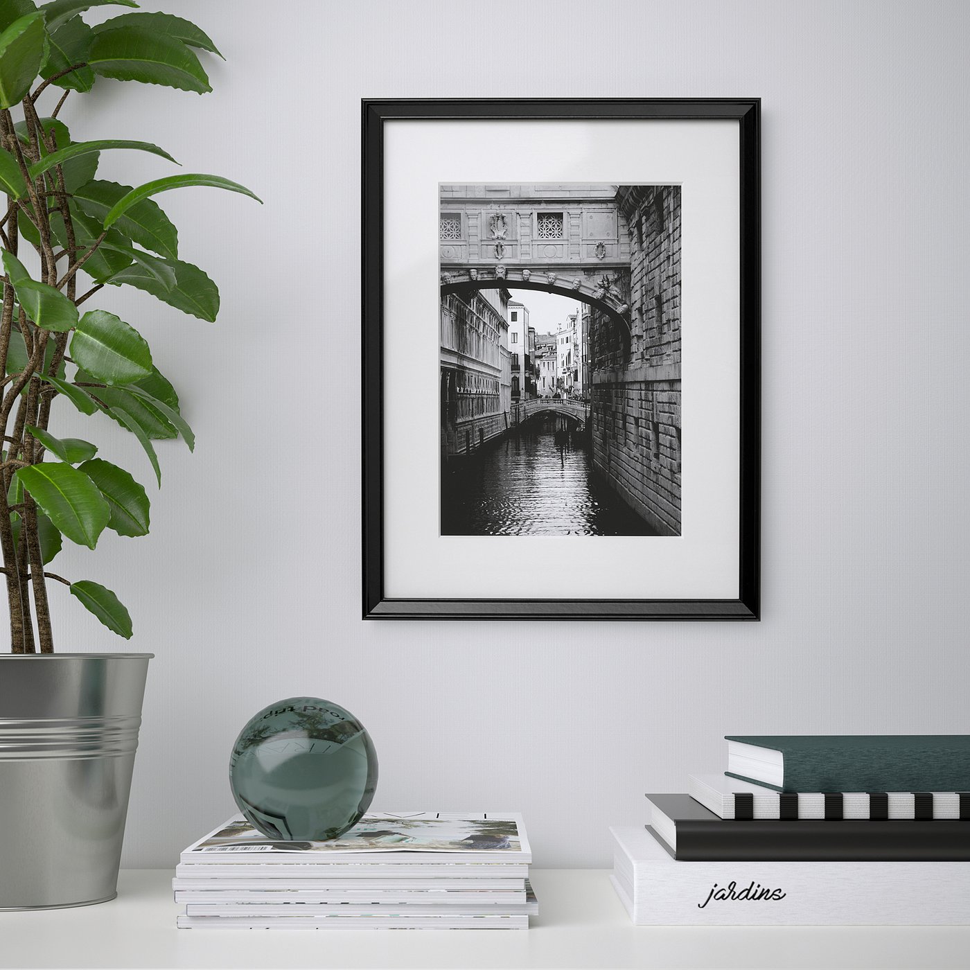 KNOPPÄNG frame, black, 30x40 cm - IKEA