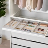 KOMPLEMENT Insert for pull-out tray, light grey, 100x58 cm