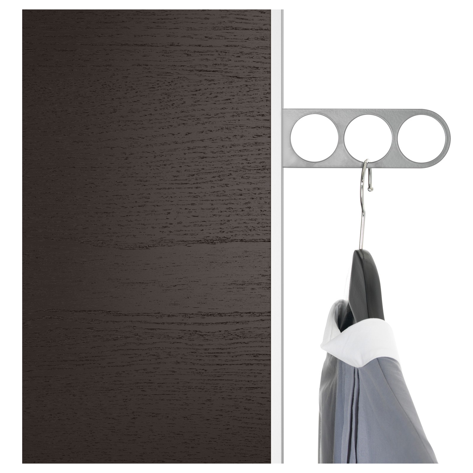 KOMPLEMENT Valet hanger, dark grey, 17x5 cm IKEA