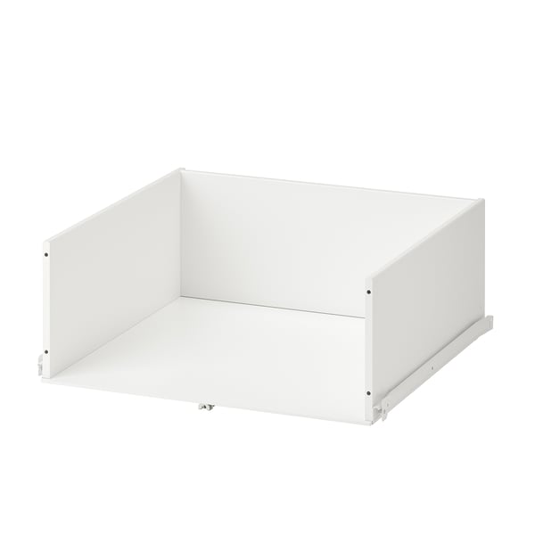 KONSTRUERA Drawer without front, white, 30x60 cm