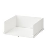 KONSTRUERA Drawer without front, white, 30x60 cm
