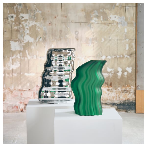 KONSTRUNDA Decoration, green, 18x16x25 cm