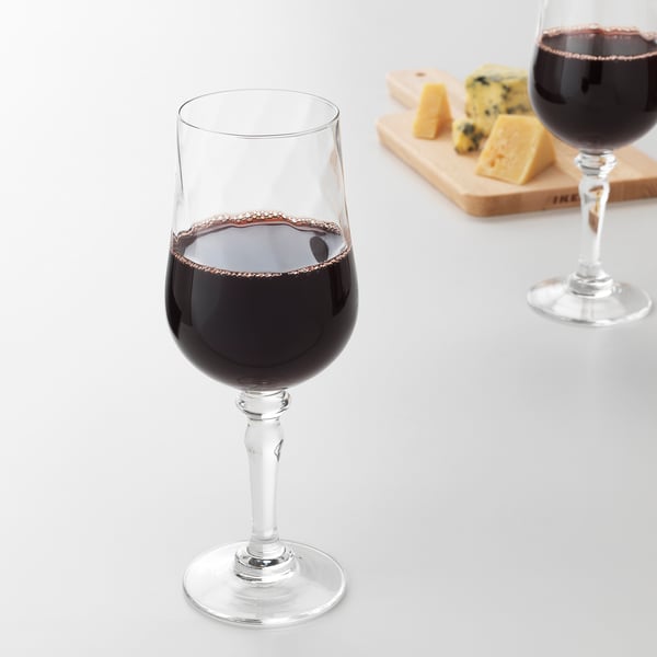 KONUNGSLIG Wine glass, clear glass, 40 cl
