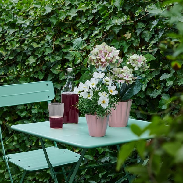 KVASTSPIREA Plant pot, in/outdoor pink, 9 cm