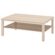 Option: LACK Coffee table, white stained oak effect, 118x78 cm
